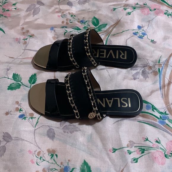 *Host Pick* NIB River Island Chain Trim Sandals - Picture 3 of 4